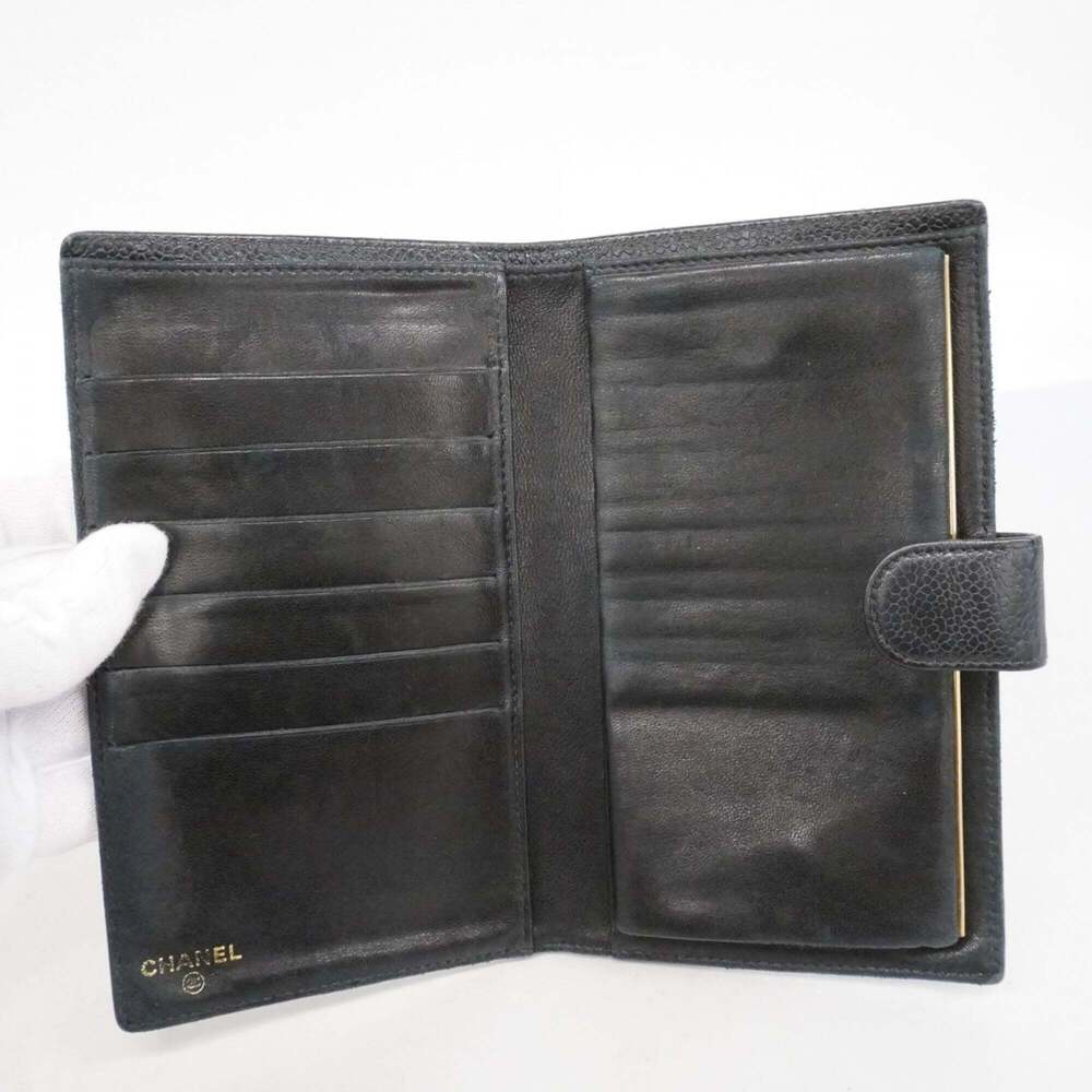 CHANEL Black Caviar Leather Wallet - Picture 3 of 9